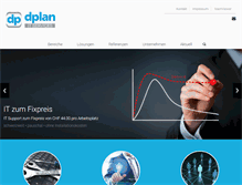 Tablet Screenshot of dplan.ch